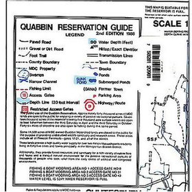 NEW ENGLAND CARTO MAP Quabbin Reservation Guide Map