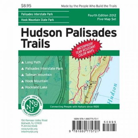 NY/NJ TRAIL CONFRNCE 978-1-880775-90-5 Hudson Palisades Trails Map