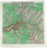 THE PRINTED IMAGE 518 Yosemite Topo Bandana