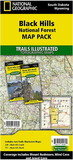 National Geographic TI01020576B Black Hills National Forest Map Pack
