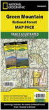 National Geographic TI01021128B Green Mountain Natinal Forest Map Pack