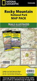 National Geographic TI01020585B Rocky Mountain National Park Map Pack