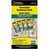National Geographic TI01020584B Yosemite National Park Map Pack
