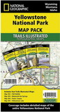 National Geographic TI01020579B Yellowstone National Park Map Pack