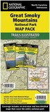 National Geographic TI01020586B Great Smoky Mountains National Park Map Pack
