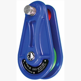 Isc RP055A1 Rigging Pulley For Up To 20Mm Rope 150Kn Medium Blue With Green Wheel