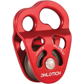 Isc RP282A1-BR Phlotich Pulley Aluminum With Bearing Red