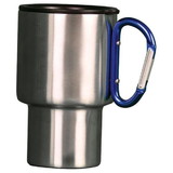 Carabiner Travel Mug-Blue 14Oz