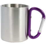 Carabiner Mug-Purple 8 Oz.