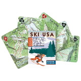 Inkstone Design SK75487 Ski Usa Playing Cards