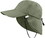 Juniper J7221-OL Uv Bucket Hat W/Flap Olive Osf