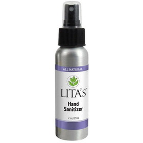 Lita's All Natural HAND SANITIZER Lita&#039;S All Natural Hand Sanitizer 2Oz