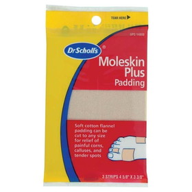 Dr. Scholls 14800 Moleskin 4 5/8 X 3 3/8" (3Pk)