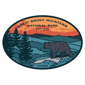 Sendero Provisions Smoky Mtn Natl Park Sticker