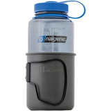 OLICAMP Space Saver Mug W/ Black Handle+ Wm 1 Qt Gray W/Blue Lid Nalgene Sustain