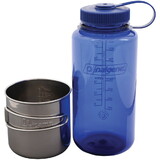 OLICAMP 330048 Space Saver Cup Stainless Steel + Wm 1 Qt Denim Nalgene Sustain