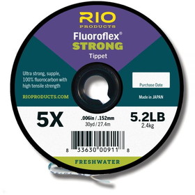 Rio Brands 6-22435 Fluoroflex Strong Tippet 30Yd 5X