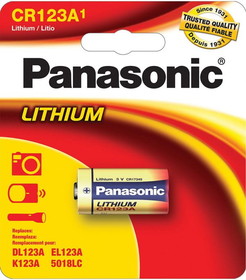 Panasonic 354365 Lithium Cr123A 1 Pack