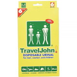 TRAVEL JOHN 66854 Disposable Urinals 6 Pk