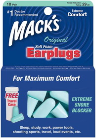 MACK'S 9 Mack'S Original Earplugs 10 Pr