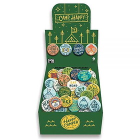 Gibbs Smith Camp Happy Buttons 120 Ct., 434896
