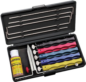 Lansky 438299 Deluxe 5-Stone Sharpening System