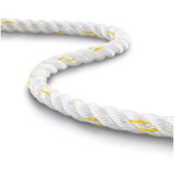 Teufelberger 440650 Multiline 1/2&Quot;X600' White With Yellow Tracer