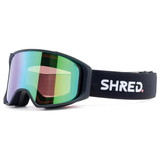 SHRED GOSIMJ11A Shred Optics Simplify+ Black Goggles - Cbl Plasma Mirror + Cbl Sky Mirror
