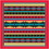 CAROLINA MANUF B22SOU-000136 Modern Aztec W/Red Trim