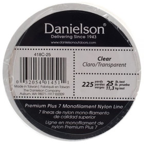 Danielson 418C-25 Nylon Monofilament Clear 25Lb