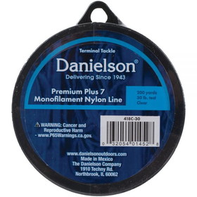 Danielson 418C-30 Nylon Monofilament Clear 30Lb