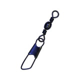 Eagle Claw 01042-005 Barrel Swivel Black With Safety Size 5