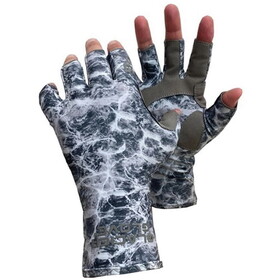 GLACIER GLOVE 559350 Islamorada Sun Glove Gray Camo Xl