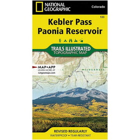 National Geographic 603081 Kebler Pass - Paonia Reservoir No.133
