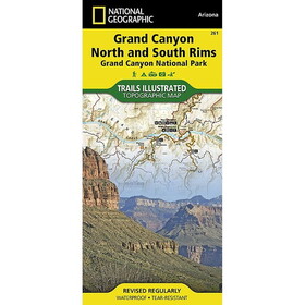 National Geographic 603104 Grand Canyon North &Amp; South Rims No. 261