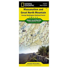 National Geographic 603138 Massanutten And Great North Mountain No.792