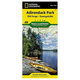 National Geographic 603146 Old Forge Osegatchie Adirondack Pack No. 745