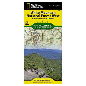 National Geographic 603177 White Mountain National Forest West Franconia Notch Lincoln No.740