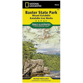 National Geographic 603178 Baxter State Park Mount Katahdin Katahdin Iron Works No.754