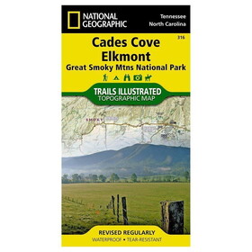 National Geographic 603240 Cades Cove Elkmont Great Smoky Mountains National Park No.316