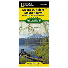 National Geographic 603246 Mount St. Helens Mount Adams No.822