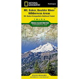 National Geographic 603247 Mount Baker Boulder River Wilderness Areas No.826