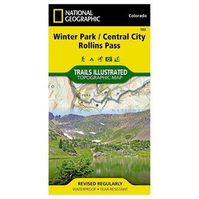 National Geographic 603266 Winter Park Central City Rollins Pass No.103