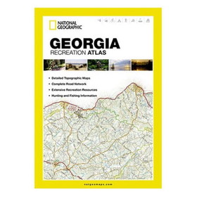 National Geographic ST01020700 Georgia State Recr'Tion Atlas