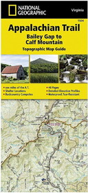 National Geographic 603313 Appalachian Trail: Bailey Gap To Calf Mountain No.1504