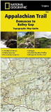 National Geographic 603314 Appalachian Trail: Damascus To Bailey Gap No.1503