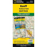 National Geographic 603336 Banff National Park Map Pack Bundle