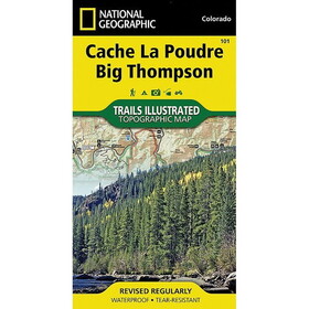 National Geographic 603357 Cache La Poudre Big Thompson No.101