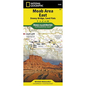 National Geographic 603377 Moab Area East Dewey Bridge Sand Flats #507