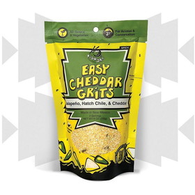 FishSki Provisions Y1-FISHSKI Jalapeno Hatch Green Chile Cheddar Yellow Corn Grits